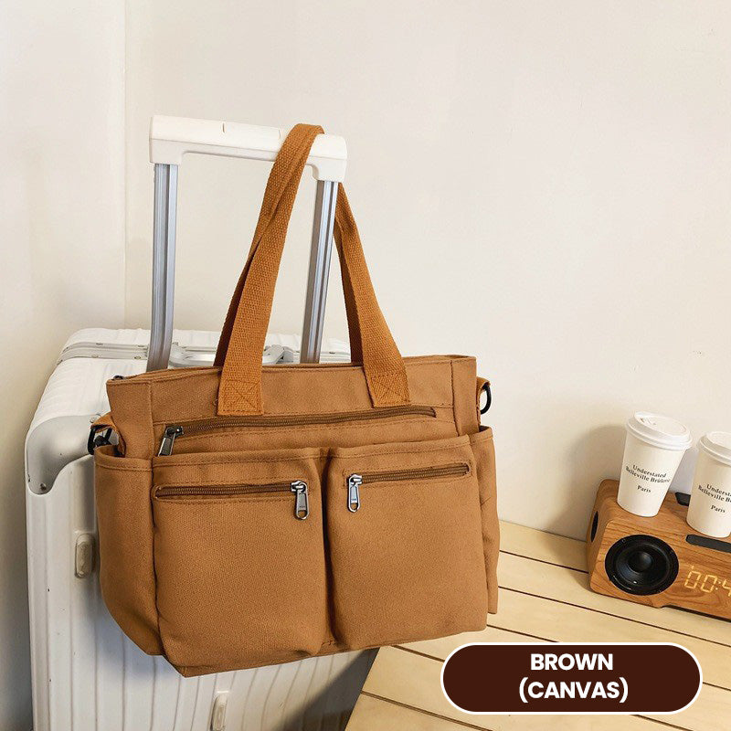 🔈🔈 60% KORTING! 👜Vintage effen schoudertas🎁