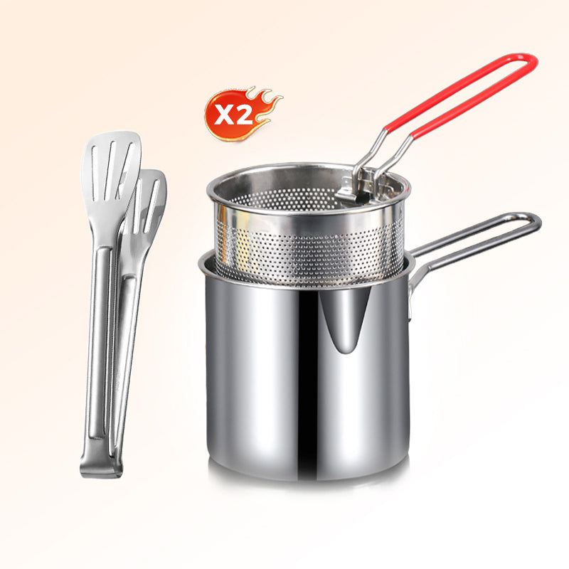🔥 TOPAANBIEDING 50% KORTING! 🍳 Multifunctionele braadpan van 304 roestvrij staal – frituren, bakken, koken en stoven in één pan ✨