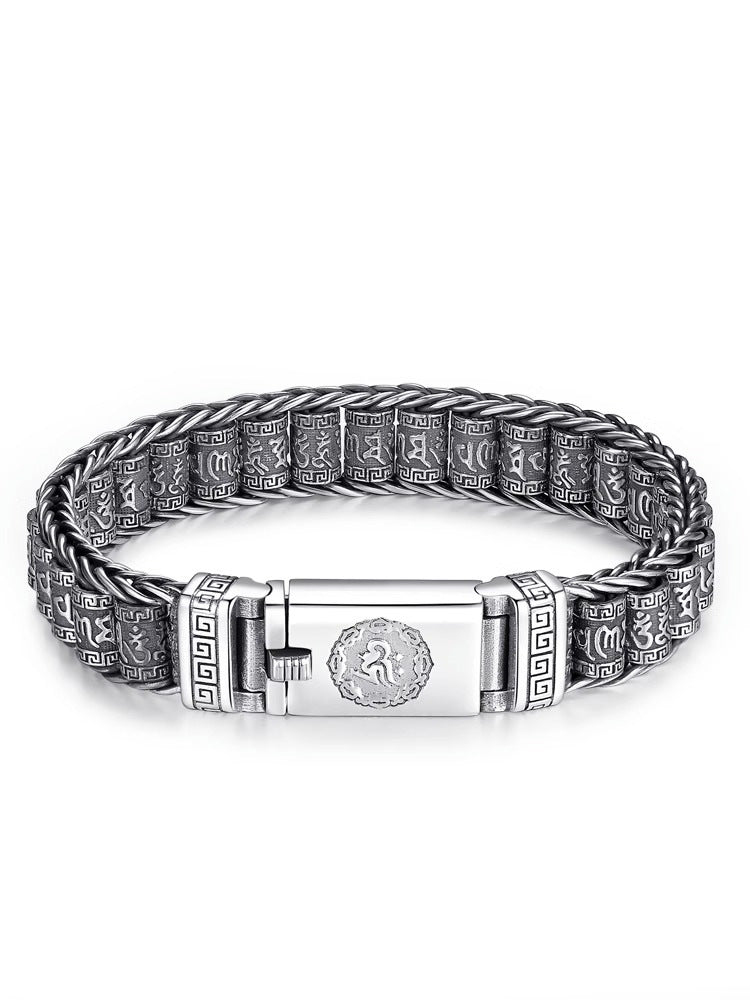 💎 60% KORTING! 💎 Tibetaans gebedswielarmband – 925 sterling zilver, gelukshanger & Valentijnsdagcadeau