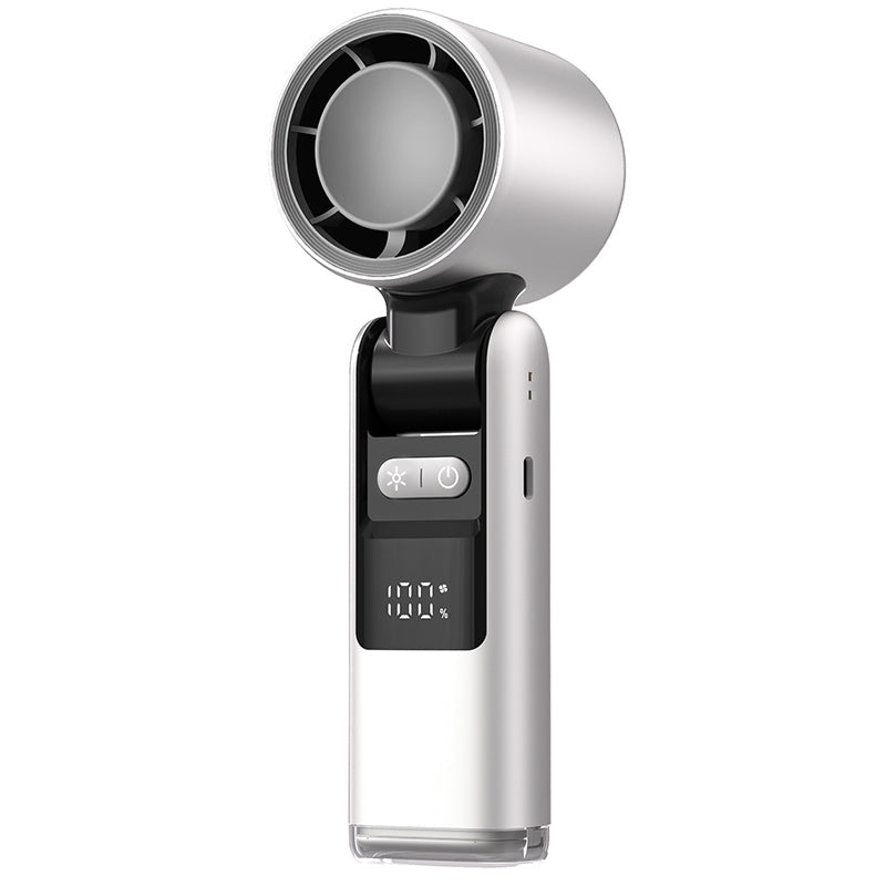 🧊Bestseller voor zomer 2025💦Handheld mini-ijsventilator met hoog windturbinevermogen (🔥55% korting)