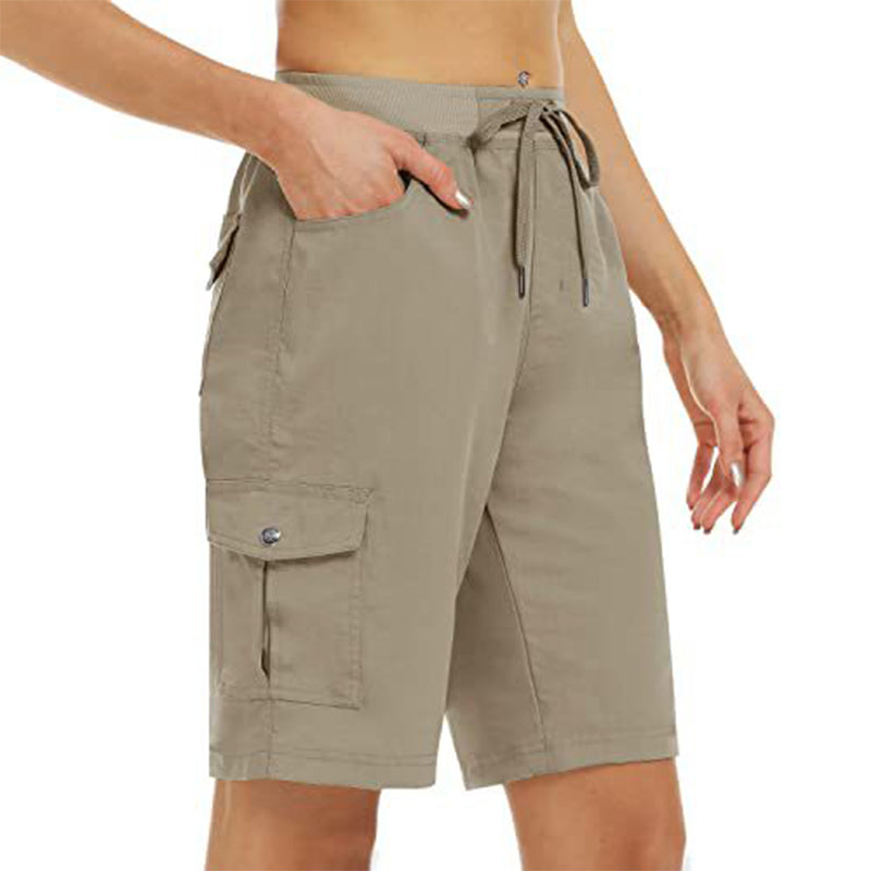 Cargoshorts 🩳 — Met zijzakken & cargozakken: Ruime opbergruimte + diefstalbeveiliging. UPF 50+ zonbescherming | Sneldrogende stof | Relaxte pasvorm met trekkoord | Ideaal voor wandeltochten in de natuur 🏞️