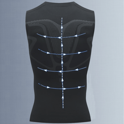 🔥 NU 50% KORTING! 💪 Ionic Shaping-vest – Compressie & verkoeling – Lichaamscontouren & mouwloos – Onzichtbaar onder kleding 🕶️