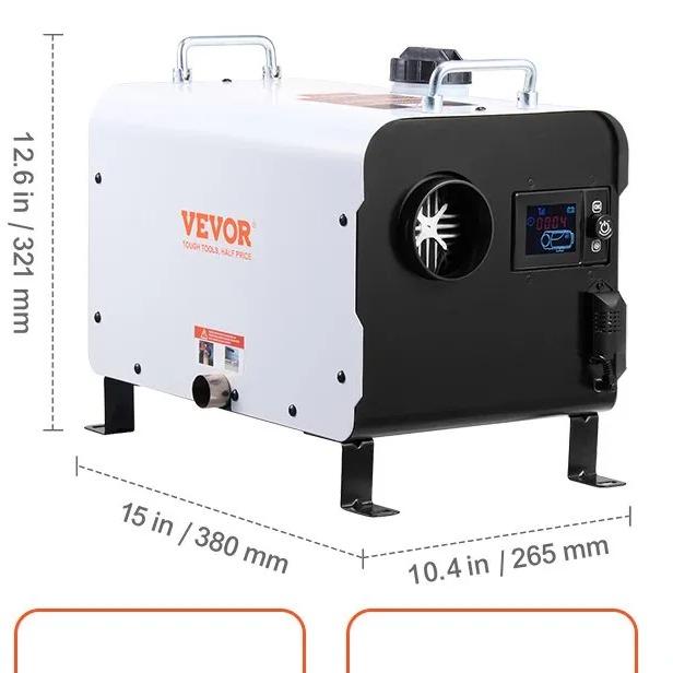 🔈🔈60% KORTING!!🌡️8 kW dieselkachel, 12 V/24 V alles-in-één diesel luchtverwarmer, Bluetooth app-bediening, afstandsbediening en display, CO-alarm, snelle verwarming💨