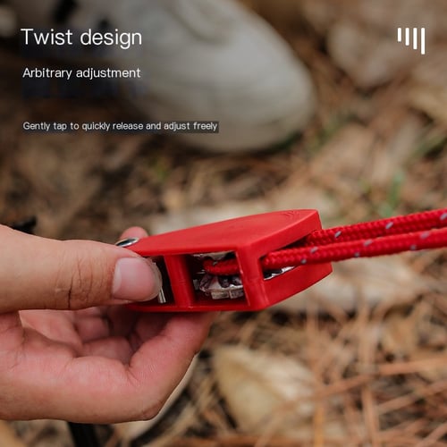 🔥55% korting🪢Bärbar Justerbar Fix Tält Hög styrka Snabb koelkast Remskiva Camping Rope 🌳 (4 stuks / set)