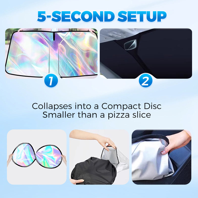 ❄️55% korting🌈Universele opvouwbare zonnekap voor de voorruit