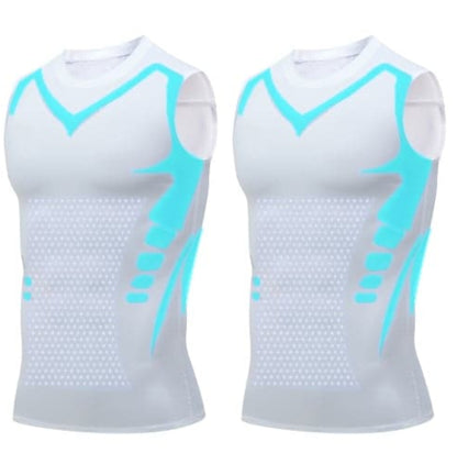 🔥 NU 50% KORTING! 💪 Ionic Shaping-vest – Compressie & verkoeling – Lichaamscontouren & mouwloos – Onzichtbaar onder kleding 🕶️