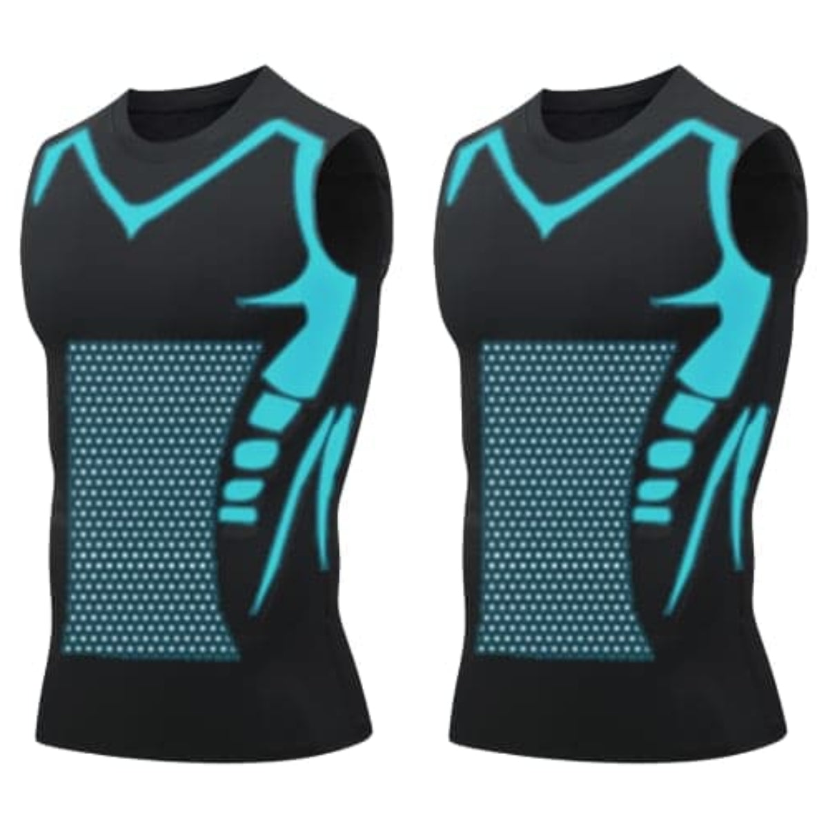 🔥 NU 50% KORTING! 💪 Ionic Shaping-vest – Compressie & verkoeling – Lichaamscontouren & mouwloos – Onzichtbaar onder kleding 🕶️