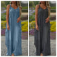 🌸Speciale prijs🌸  Dames losse jumpsuit met wijde pijpen en zakken