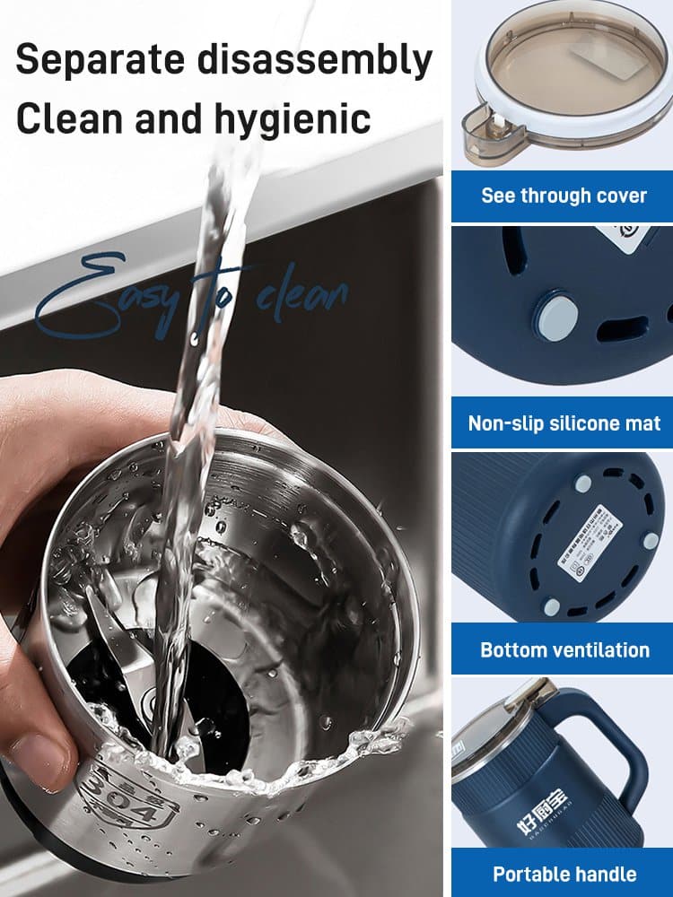 ⏳55% korting⏰Grote capaciteit en hoge snelheid elektrische maalbeker🫘