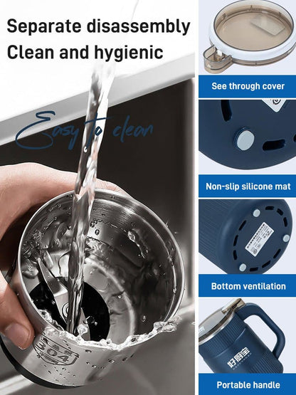 ⏳55% korting⏰Grote capaciteit en hoge snelheid elektrische maalbeker🫘