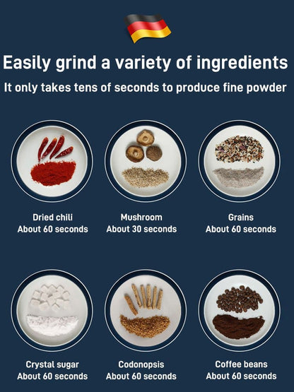 ⏳55% korting⏰Grote capaciteit en hoge snelheid elektrische maalbeker🫘