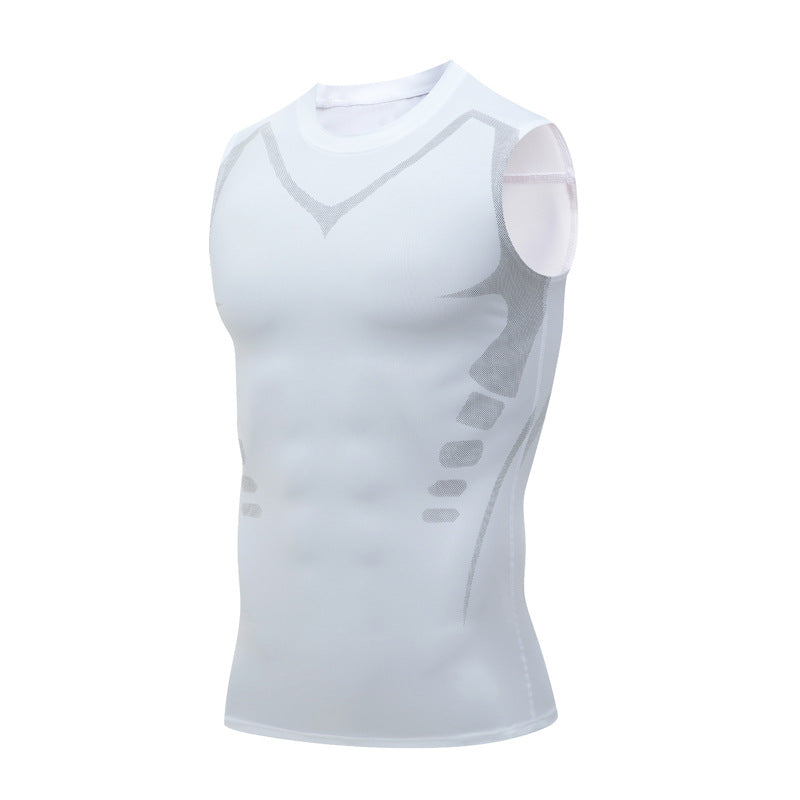 🔥 NU 50% KORTING! 💪 Ionic Shaping-vest – Compressie & verkoeling – Lichaamscontouren & mouwloos – Onzichtbaar onder kleding 🕶️