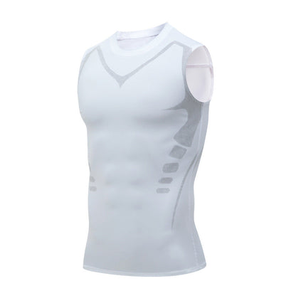 🔥 NU 50% KORTING! 💪 Ionic Shaping-vest – Compressie & verkoeling – Lichaamscontouren & mouwloos – Onzichtbaar onder kleding 🕶️