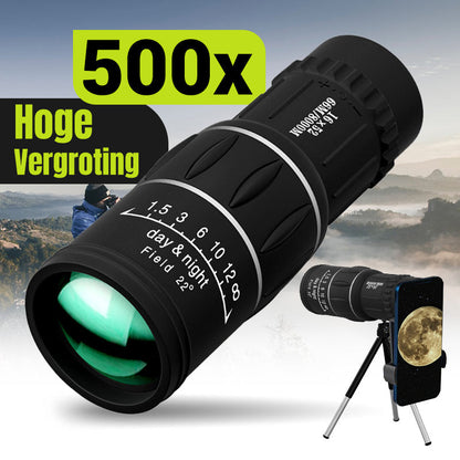 🔭 NU 60% KORTING! ✨ Monoculaire telescoop 40x60 – Dubbele focuszoom, HD-helderheid en waterdicht ontwerp 🌠🧭