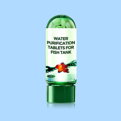 🐟 KOOP 1, KRIJG 1 GRATIS! 💧 Tablet voor waterzuivering in het aquarium – Verwijdert onzuiverheden, brengt de pH-waarde in balans en is zacht voor vissen 🧪