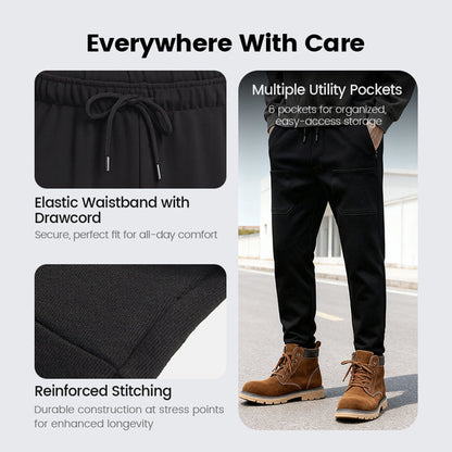 👖50% KORTING🛠️MultiPants – Duurzame cargobroek met meerdere zakken en hoge stretch