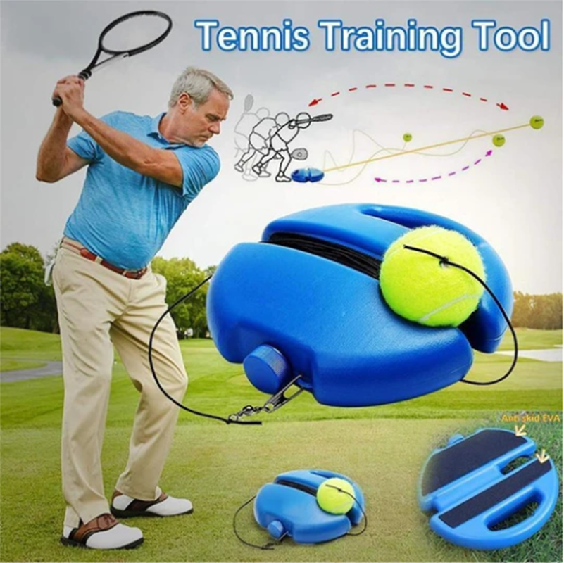 💎60% KORTING! 💎 Solo Tennis Training Board – Automatische Rebound, Draagbaar & Ideaal voor Alle Niveaus 🎾✨