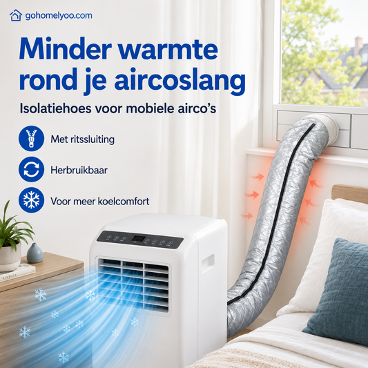 ❄️ 50% KORTING – Airco Isolatiehoes – Houd Je Kamer Koeler & Bespaar Energie 🌬️
