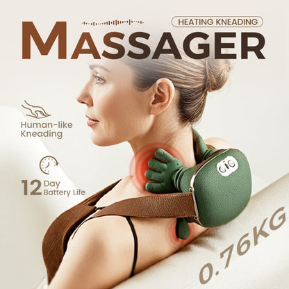 🌲 Super kerstaanbieding: 60% KORTING! 🌲 De beste draagbare nekmassager – 3 keer meer ontspanning! 💆