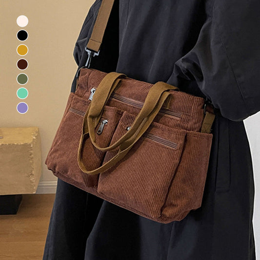 🔈🔈 60% KORTING!  👜Vintage effen schoudertas🎁