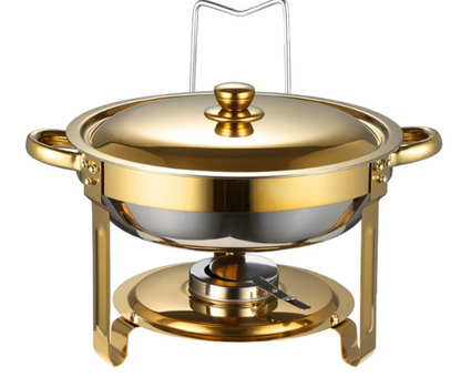 🔥 NU 60% KORTING! 🎄 Buffetset van roestvrij staal met chafing dish - Gelijkmatige hitte en duurzaam, perfect voor feestdagen en feestjes ✨