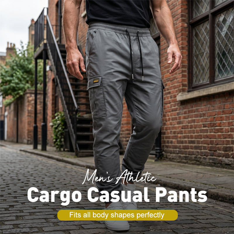 👖50% KORTING🏃 Werkkleding-joggingbroek | Trekkoord in de taille · Duurzaam polyester · Taps toelopende pijpen · Meerdere zakken