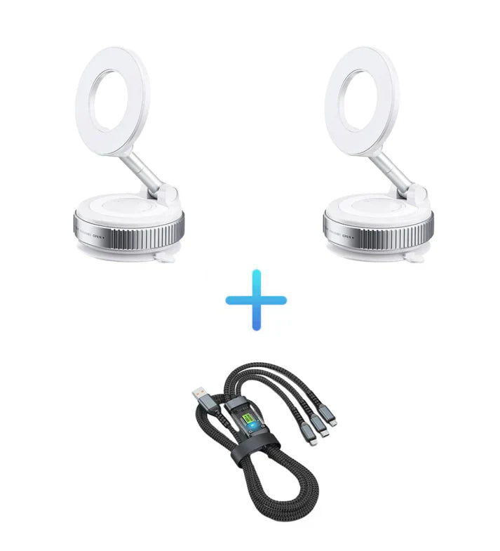 🔥Grote uitverkoop - 55% korting🔄360° verstelbare magnetische telefoonhouder met zuignap📱🚗