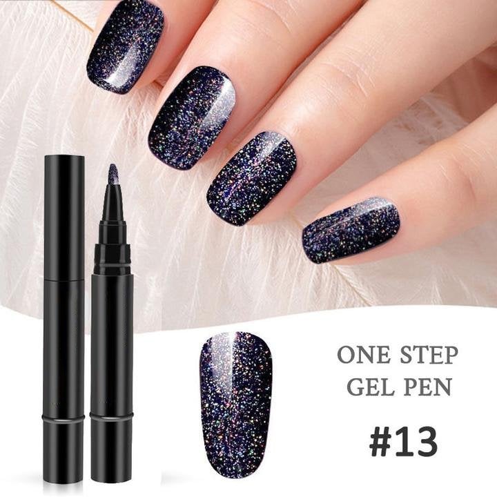 💅 KOOP 1, KRIJG 1 GRATIS! ✨ One Step Nail Gel Pen – Inclusief gratis mini UV-nagellamp – Geen basis- of topcoat nodig – perfect voor doe-het-zelf manicures onderweg 🎨💡✨