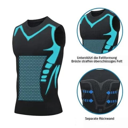 🔥 NU 50% KORTING! 💪 Ionic Shaping-vest – Compressie & verkoeling – Lichaamscontouren & mouwloos – Onzichtbaar onder kleding 🕶️