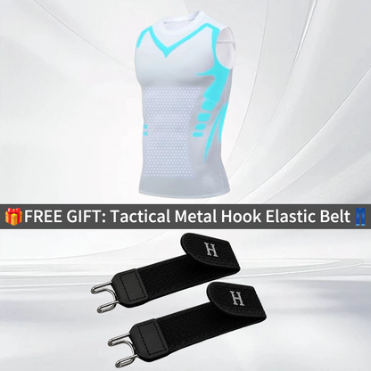 🔥 NU 50% KORTING! 💪 Ionic Shaping-vest – Compressie & verkoeling – Lichaamscontouren & mouwloos – Onzichtbaar onder kleding 🕶️