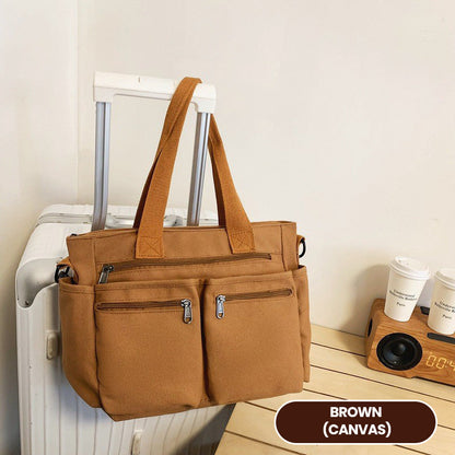 🔈🔈 60% KORTING!  👜Vintage effen schoudertas🎁