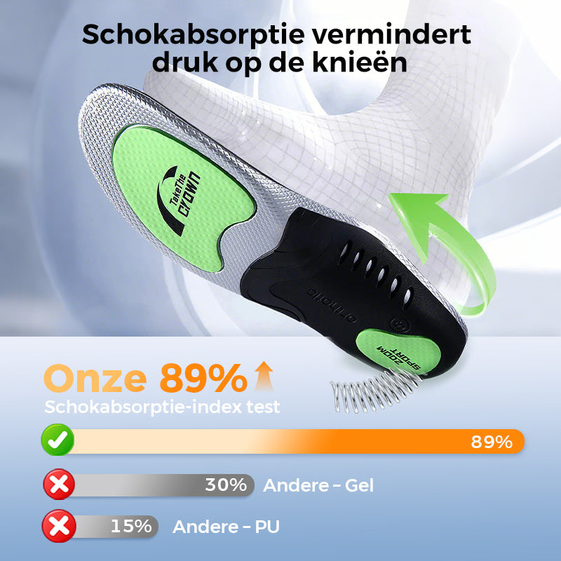 🔈🔈60% korting👟Schokdempende inlegzolen voor mannen en vrouwen🏃‍♂️👟✨