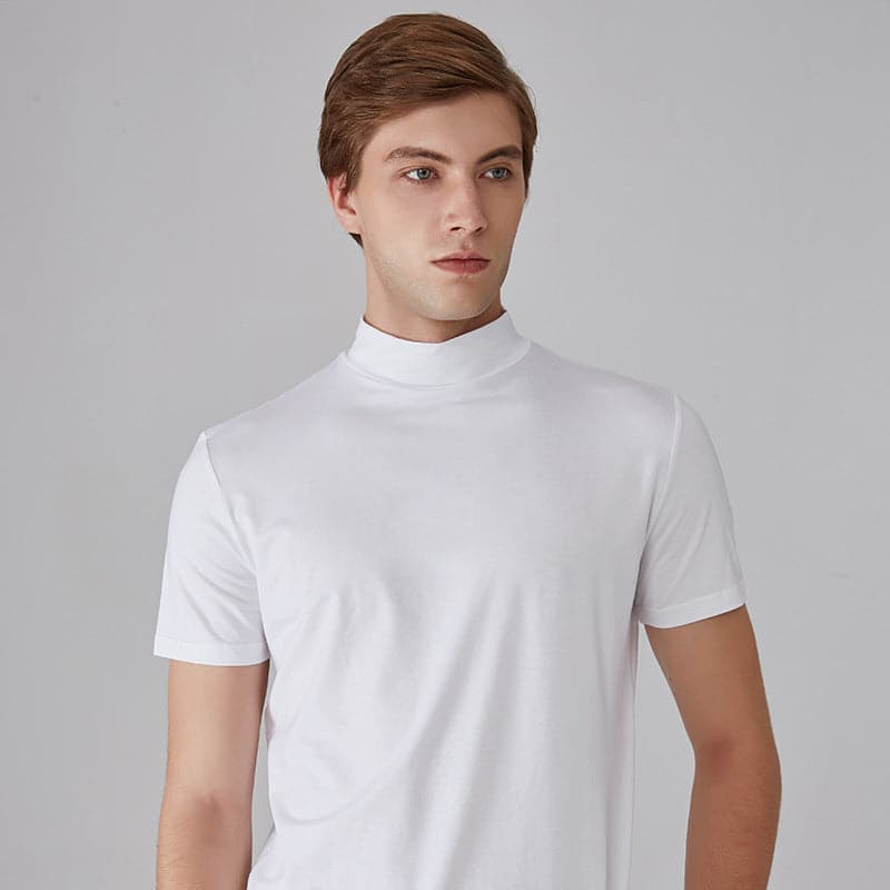 🎁2025 Nieuwjaar Hete Uitverkoop🎁High Neck Slim Fit T-shirt voor Mannen