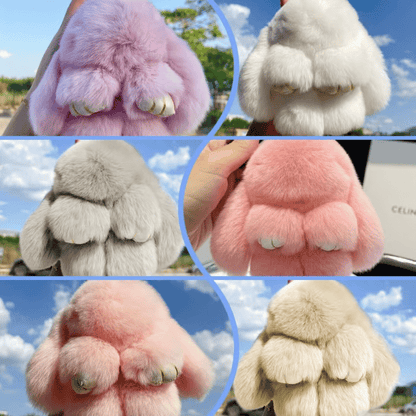 🐰 NU 60% KORTING! 🏆 Handgemaakte zachte konijnenpomponbedeltjes – Schattig ontwerp, hoogwaardig garen & perfect voor tassen/sleutels 🎀