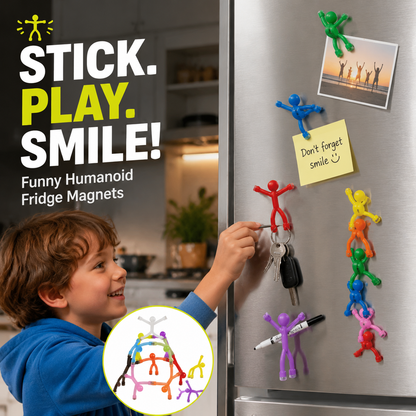 🔥50% KORTING🧲 Creatieve magneetfiguurtjes | Sterke magnetische hechting · Beweegbare gewrichten · Stressverlichting | Koelkast/bureau/opbergruimte