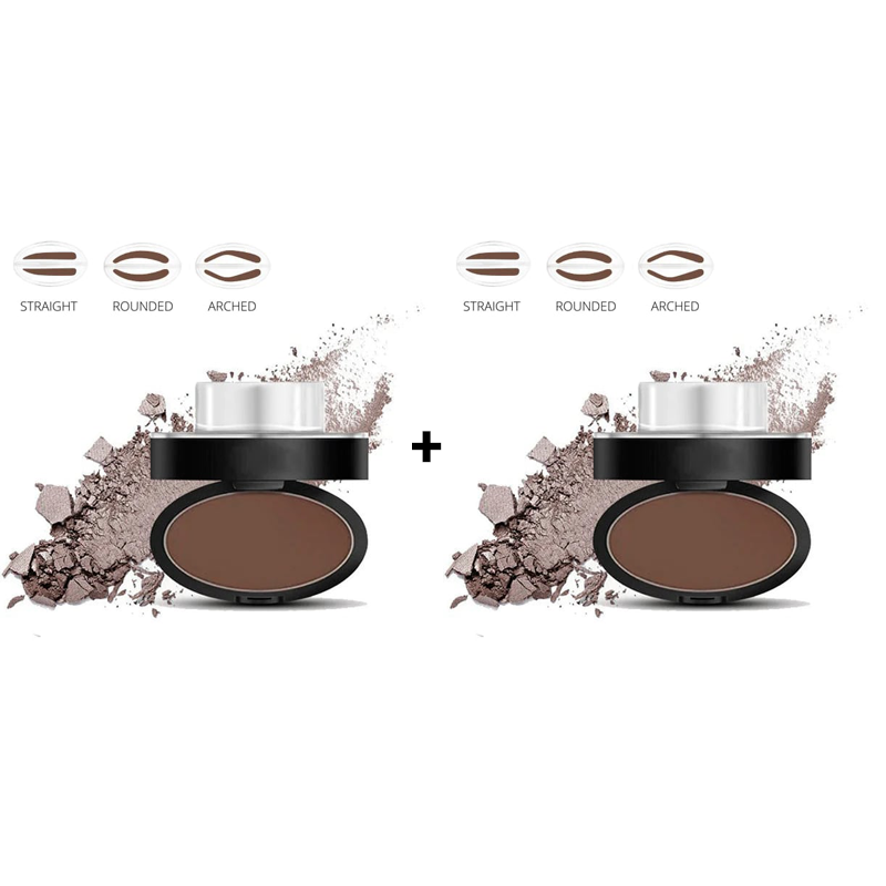 🔥 1+1 GRATIS 💖 50K+ Verkocht | Wenkbrauw Stempel Poeder Kit – Natuurlijke, Symmetrische Wenkbrauwen in Eén Druk | Waterproof tot 24U ✨