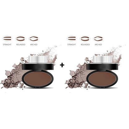 🔥 1+1 GRATIS 💖 50K+ Verkocht | Wenkbrauw Stempel Poeder Kit – Natuurlijke, Symmetrische Wenkbrauwen in Eén Druk | Waterproof tot 24U ✨