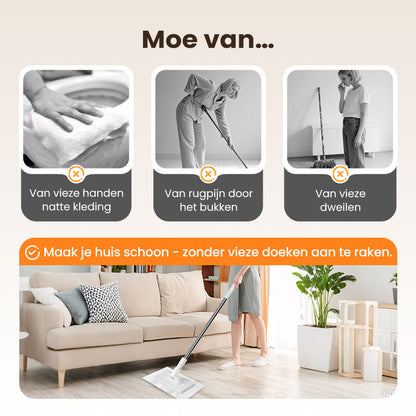 🔥 Laatste dag verkoop 50% korting 🔥 Wegwerpstofmaap met 4 herbruikbare doeken