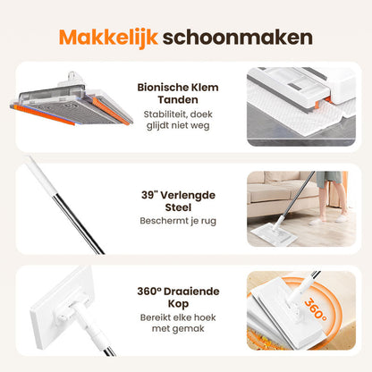 🔥 Laatste dag verkoop 50% korting 🔥 Wegwerpstofmaap met 4 herbruikbare doeken