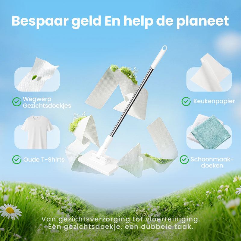 🔥 Laatste dag verkoop 50% korting 🔥 Wegwerpstofmaap met 4 herbruikbare doeken