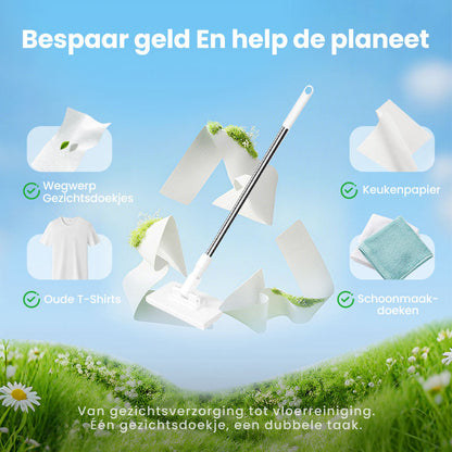 🔥 Laatste dag verkoop 50% korting 🔥 Wegwerpstofmaap met 4 herbruikbare doeken