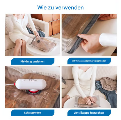 🎁🛒 Nu met GRATIS verzending - tijdelijk!  🔥 6-delig USB elektrische vacuümpakket – Besparing van ruimte, reizen met weinig bagage!