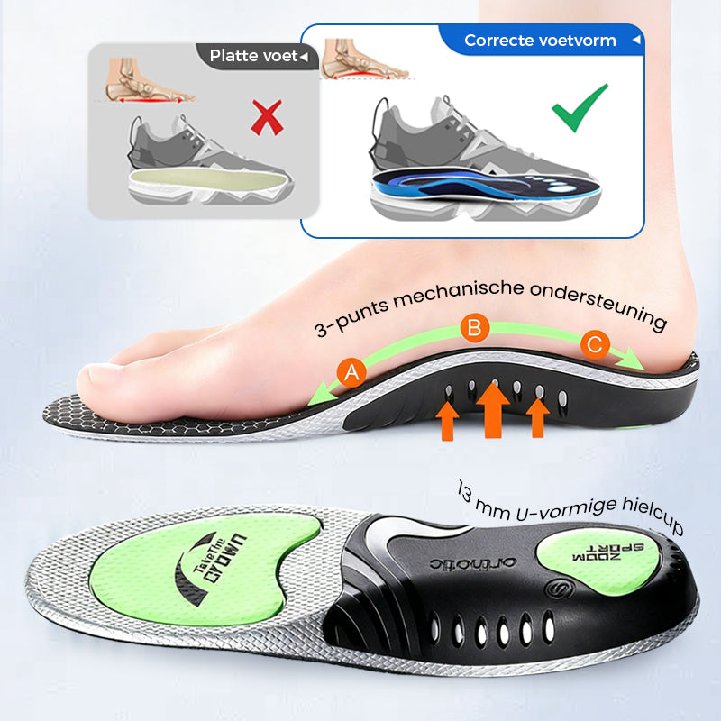 🔈🔈60% korting👟Schokdempende inlegzolen voor mannen en vrouwen🏃‍♂️👟✨
