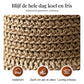 Strohoed in Franse stijl met strik 👒 — Ademend geweven ontwerp, brede golvende rand, bescherming tegen de zon & gezichtsversmallend effect. Verstelbare pasvorm (waait niet af!), opvouwbaar & makkelijk mee te nemen 🌊
