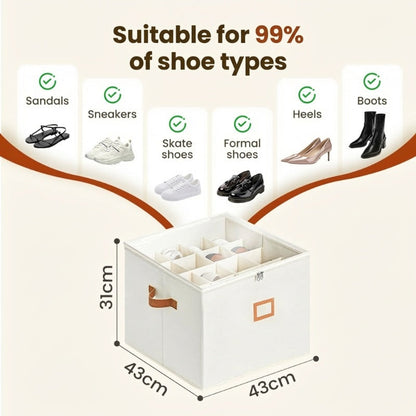 🥇 🔥 50% Korting 👟 Schoenen Organizer – 16 Vakken & Ruimtebesparend