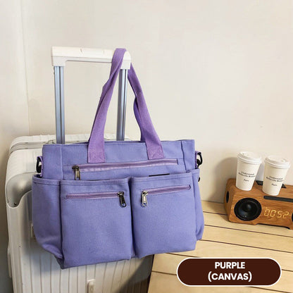 🔈🔈 60% KORTING!  👜Vintage effen schoudertas🎁