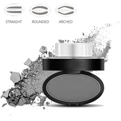 🔥 1+1 GRATIS 💖 50K+ Verkocht | Wenkbrauw Stempel Poeder Kit – Natuurlijke, Symmetrische Wenkbrauwen in Eén Druk | Waterproof tot 24U ✨
