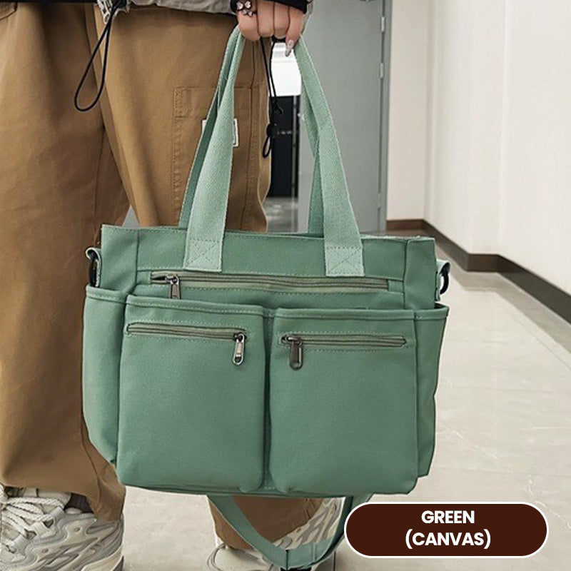 🔈🔈 60% KORTING!  👜Vintage effen schoudertas🎁