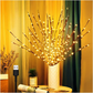 Pousbo® LED Weidenzweig Lichter Batteriebetriebenes Zweiglicht