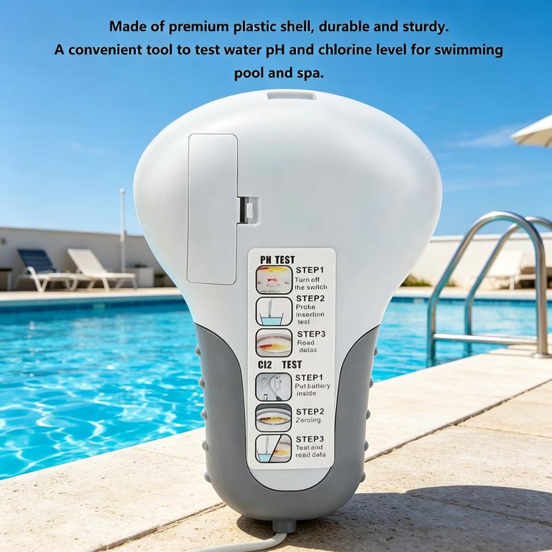 🏊‍♂️🛡️ 50% KORTING! Stop met gokken of je chloor nog werkt! Deze digitale tester meet pH en chloor in één duik – voorkom bacteriën, algen en jeukende huid, en houd je zwembad kristalhelder zonder chemicaliën!